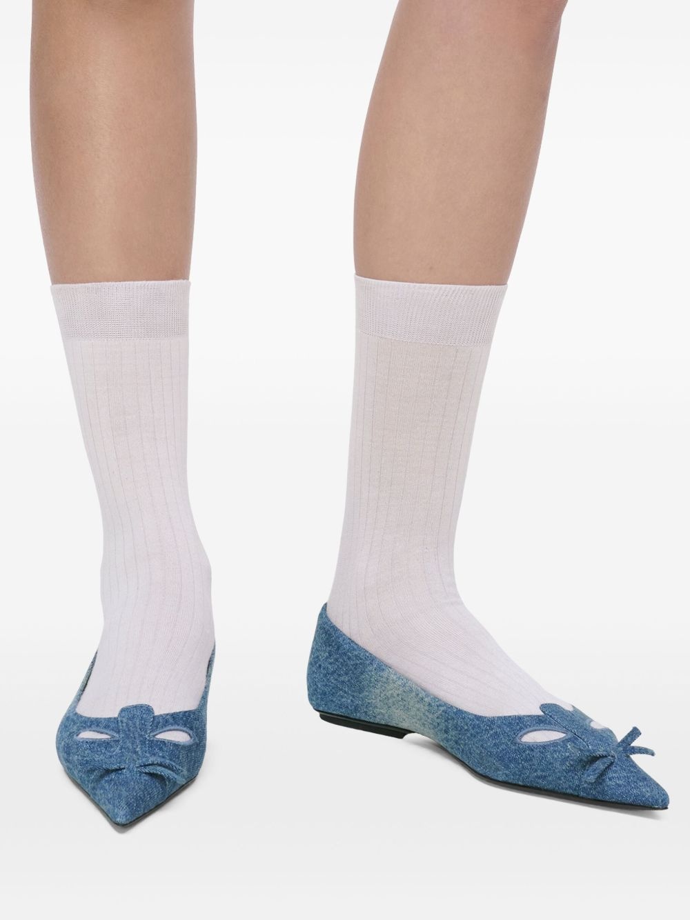 The Denim Kat ballerina flats - 7
