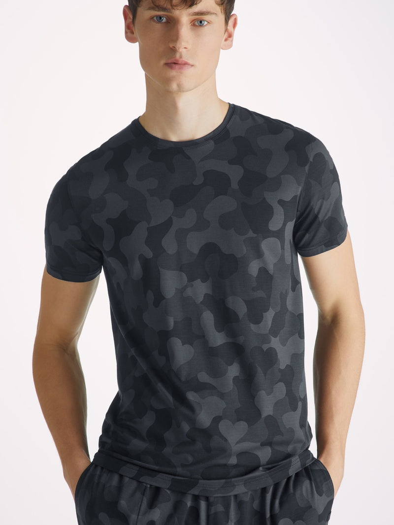 Men's T-Shirt London 11 Micro Modal Black 2