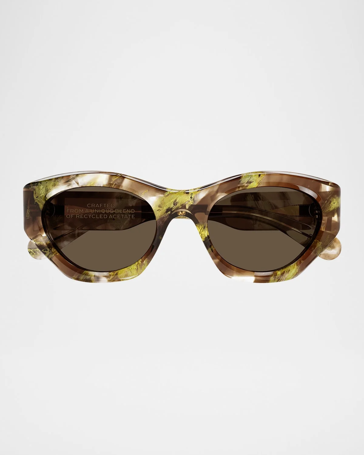 Logo Acetate Cat-Eye Sunglasses - 1
