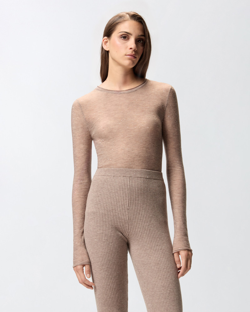 PINKO CREW-NECK SWEATER WITH SEQUINS outlook