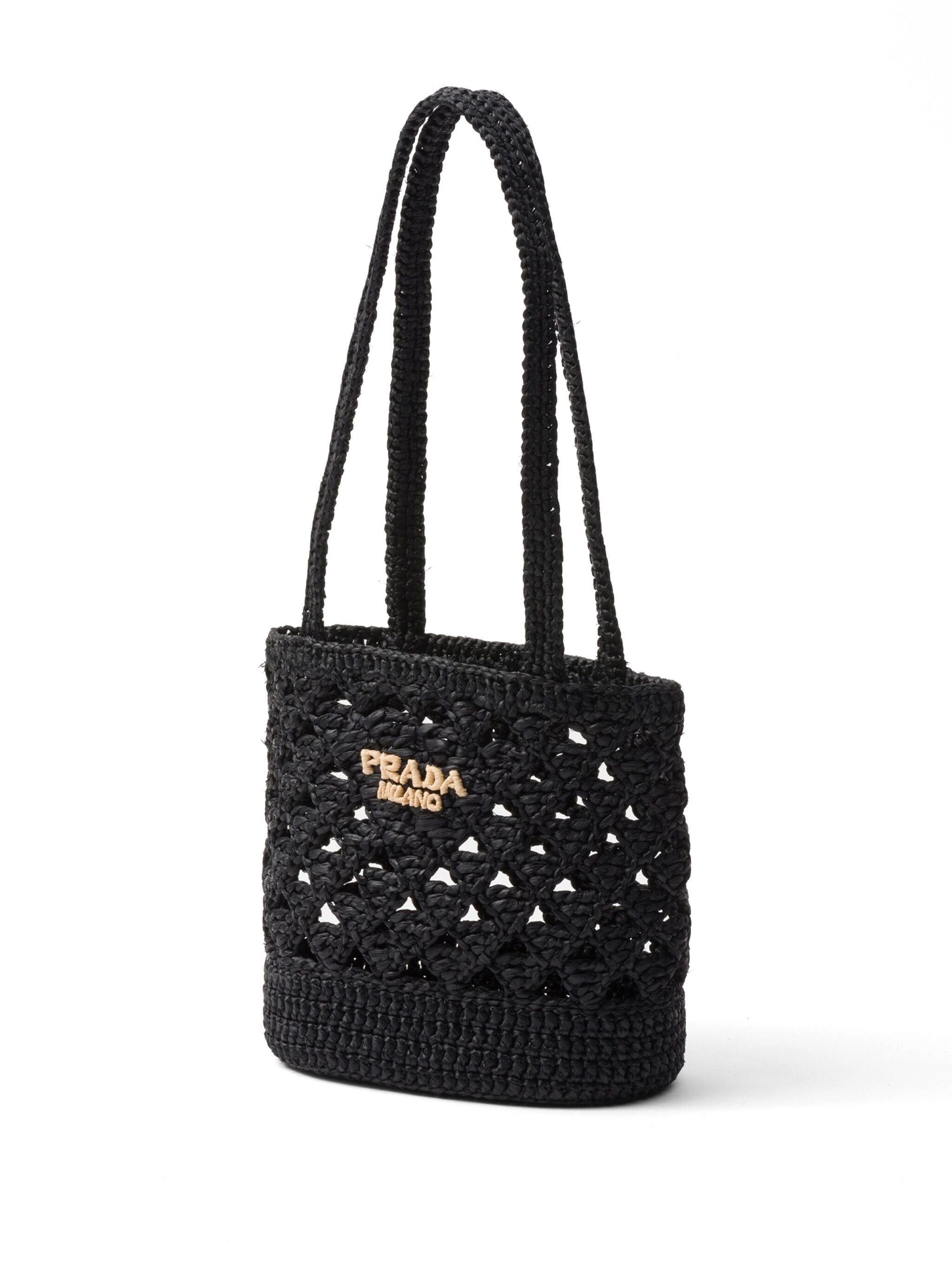 Logo-embroidered Crochet Shoulder Bag - 5
