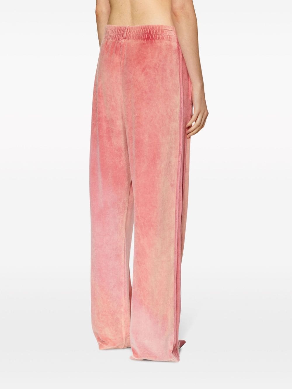 low-rise velvet trousers - 4