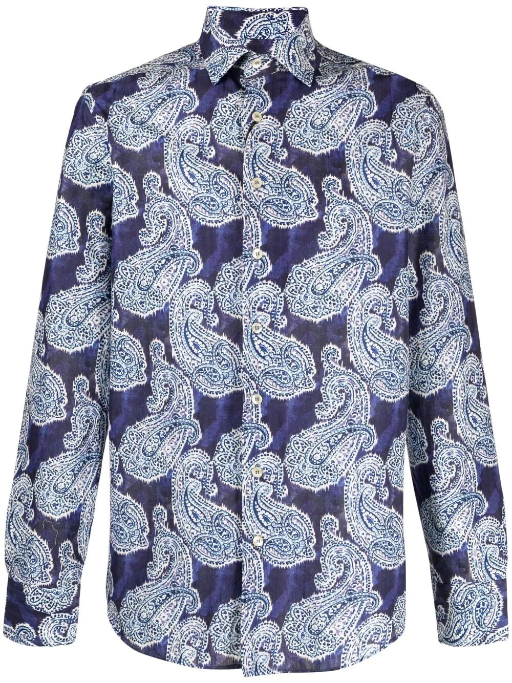 paisley-print shirt - 1