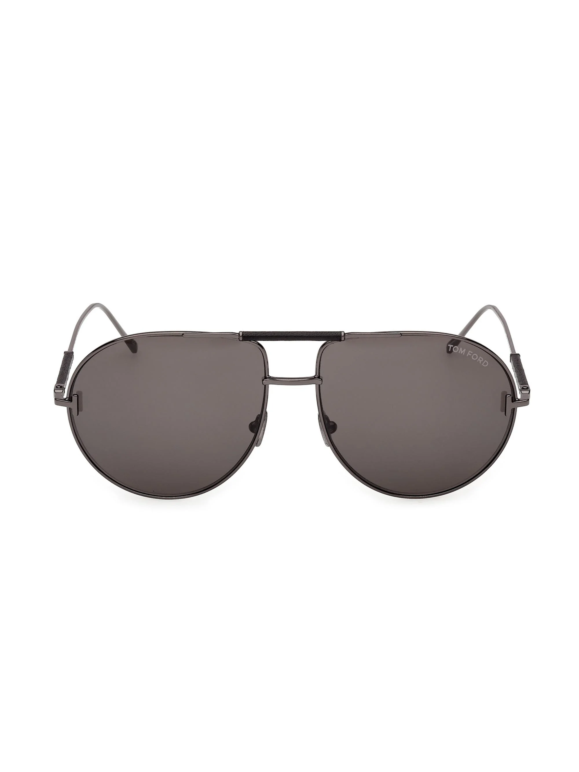 Men's Lou 62MM Aviator Sunglasses - Dark Gunmetal - 1