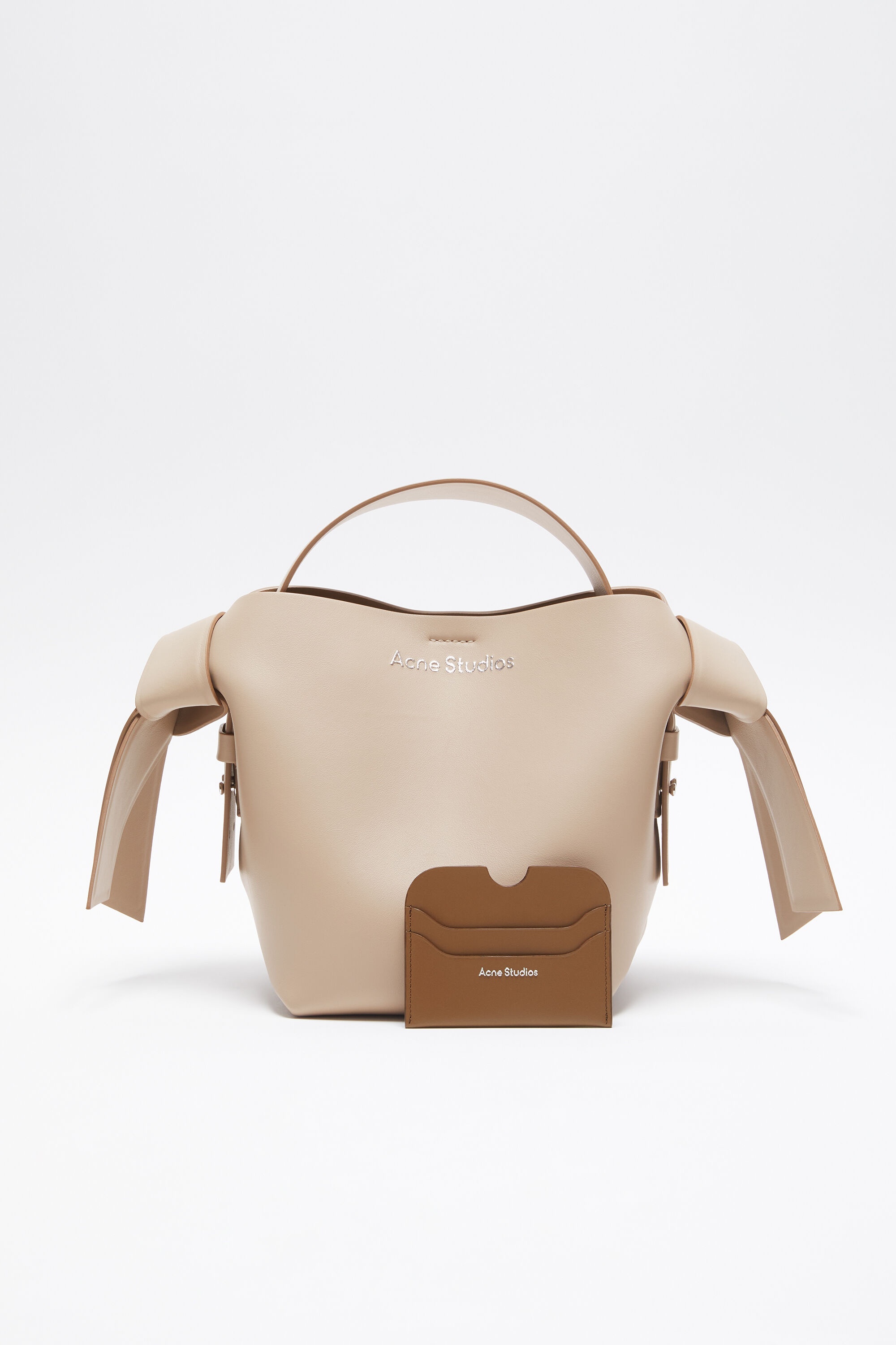 Leather card holder - Camel brown - 2