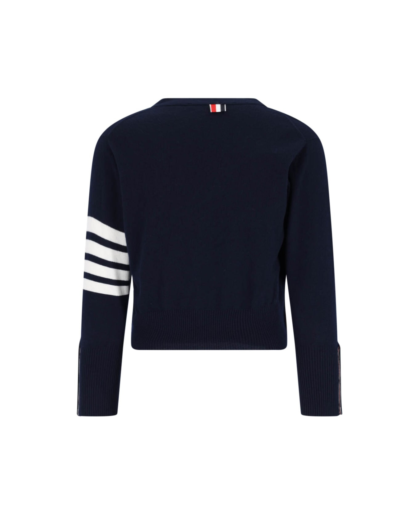 '4-bar' Crop Cardigan - 2