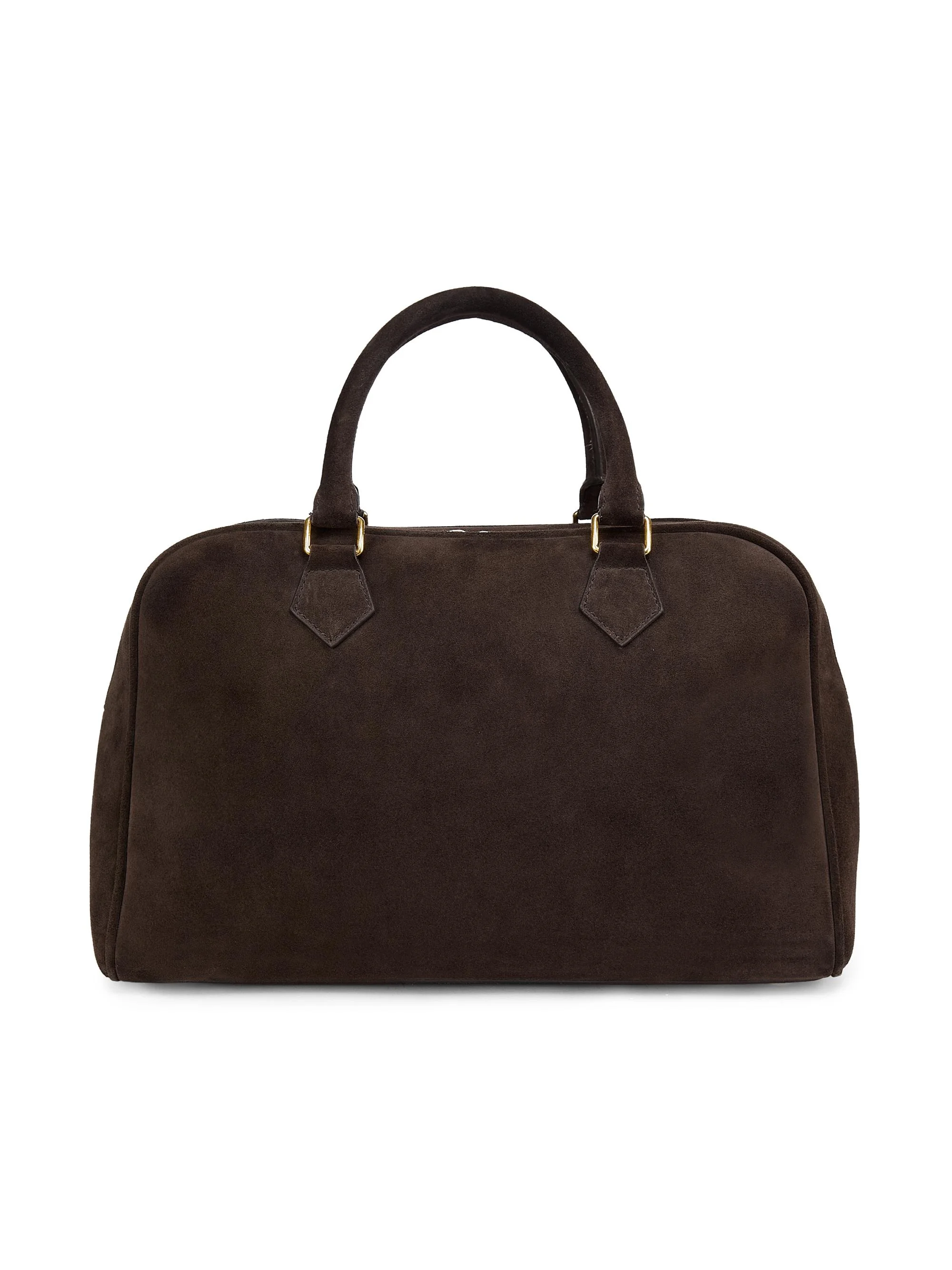 Women's Jaclyn Suede Top Handle Bag - Espresso - 1
