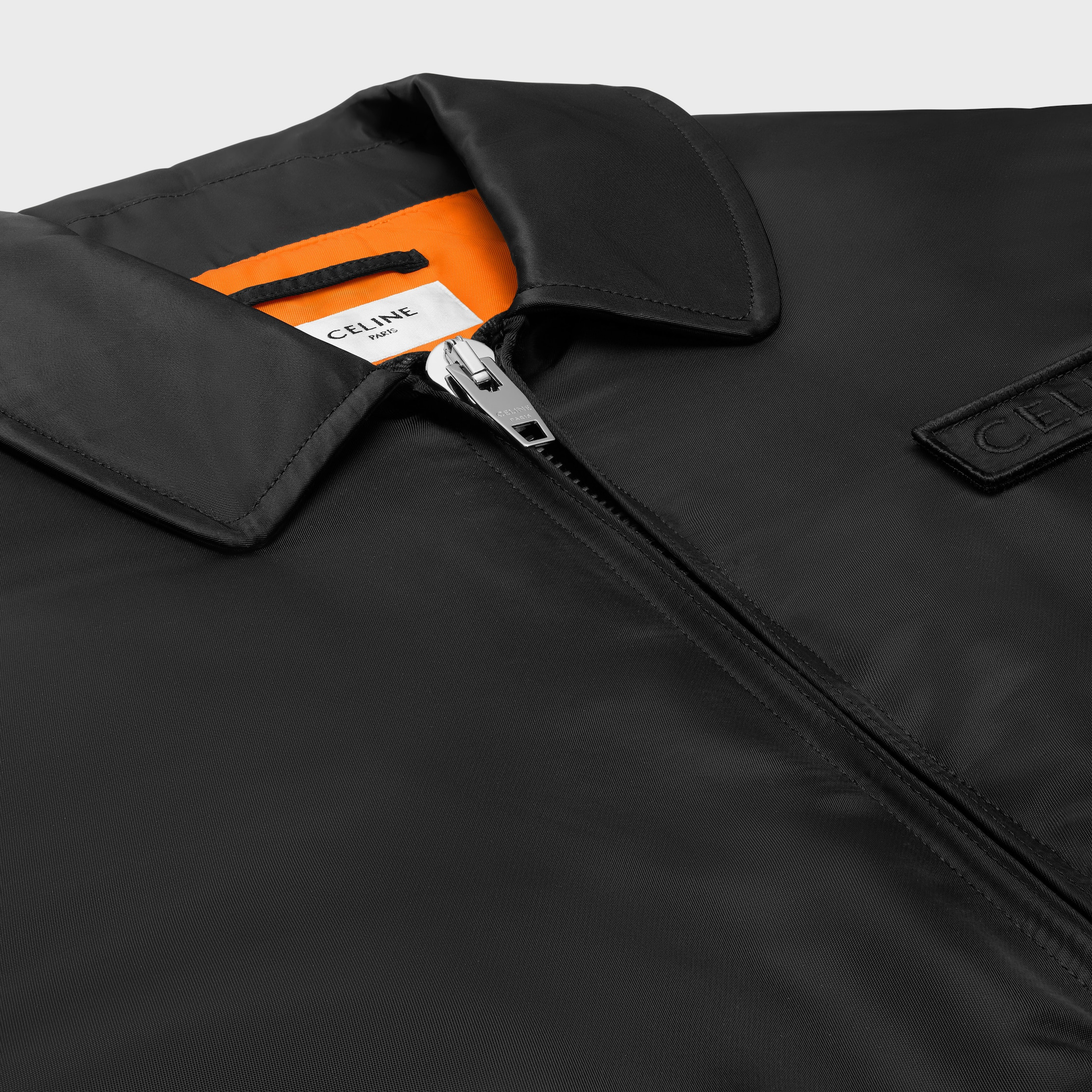 celine bomber jacket in nylon twill - 3
