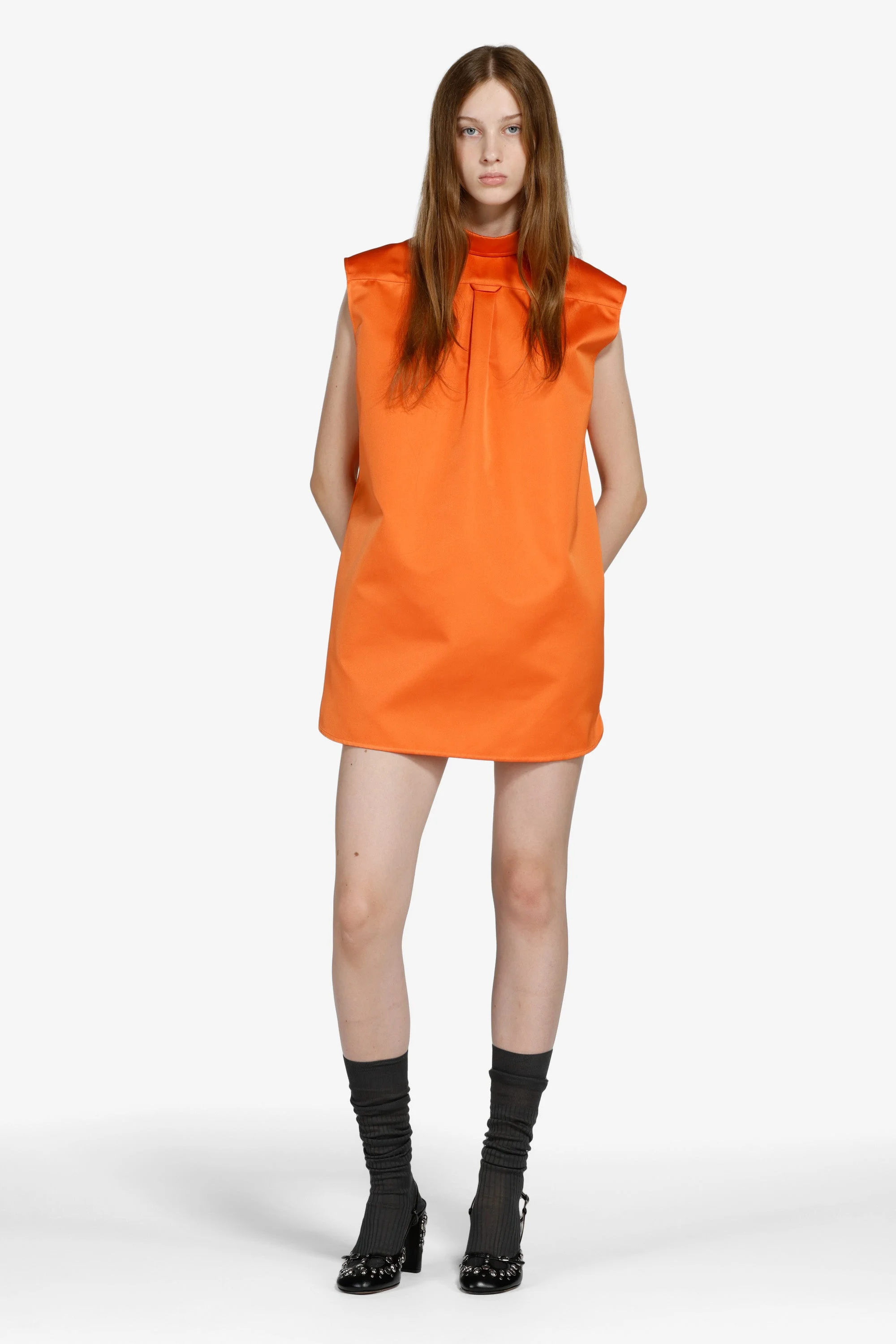 SHORT SLEEVELESS DRESS - 1