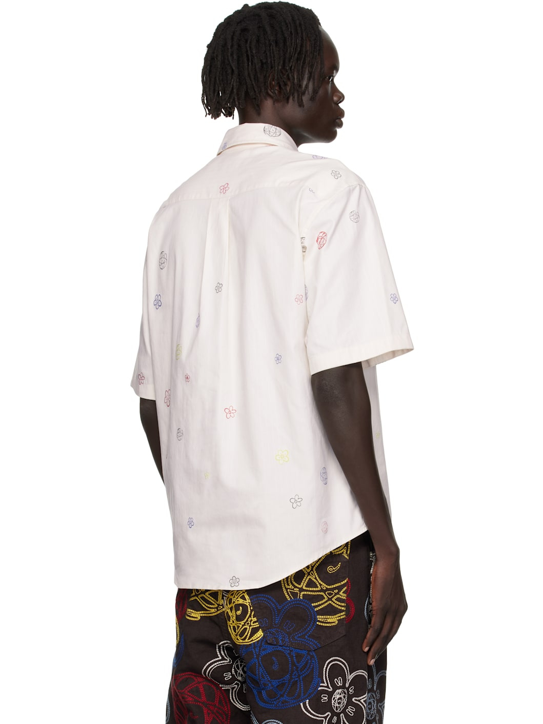 Off-White Kenzo Paris Futura 2000 Edition Embroidered Shirt - 3