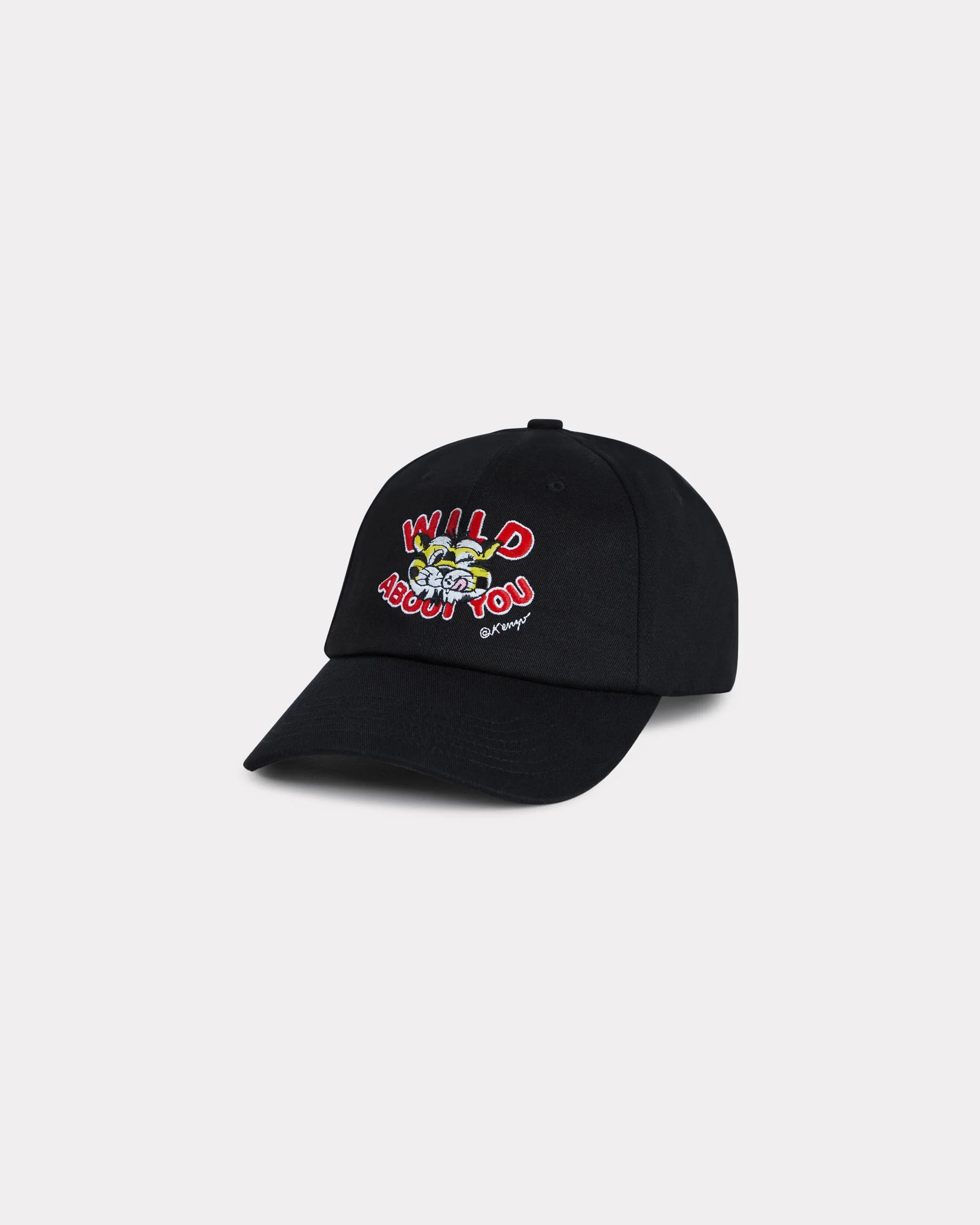 'KENZO Wild Tiger' embroidered cap in cotton - 1