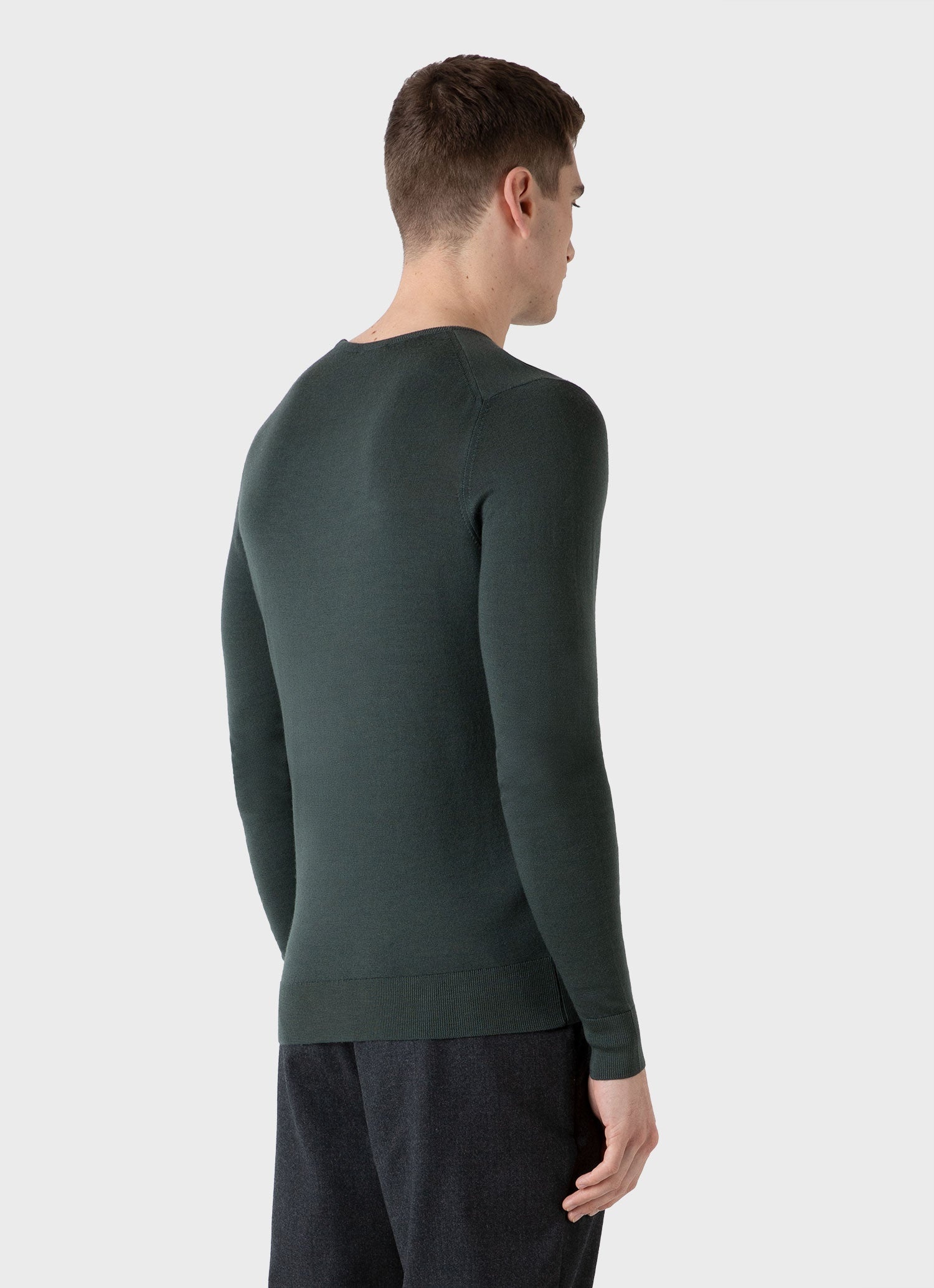 Extra‑Fine Merino Crew Neck - 5