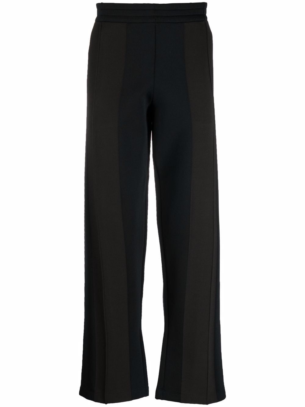 striped straight-leg trousers - 1