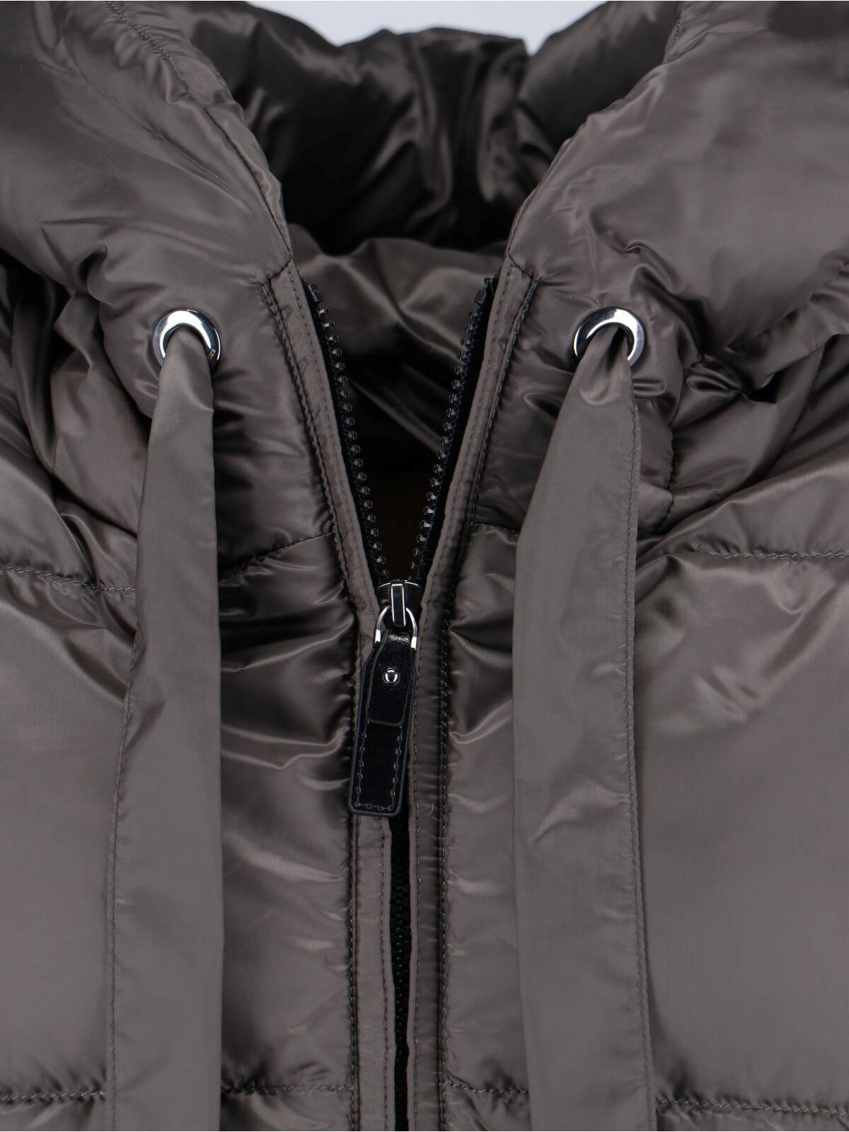 SHORT HOODED DOWN JACKET - 4