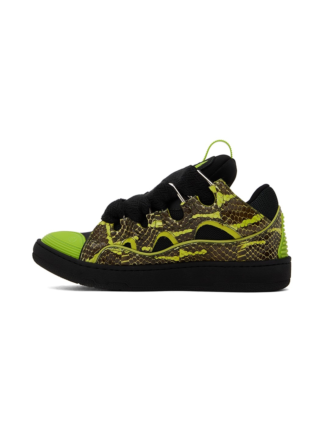 Green & Black Curb Sneakers - 3