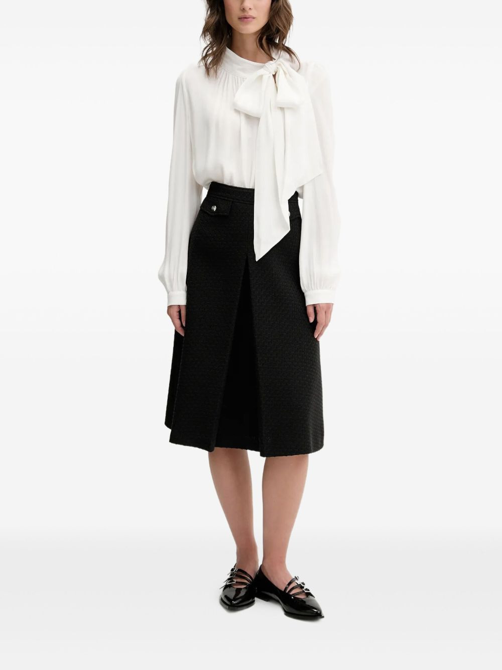 bow-detail blouse - 2