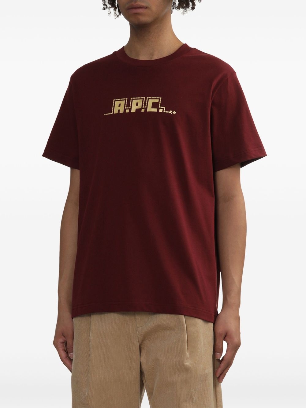 logo-print cotton t-shirt - 3