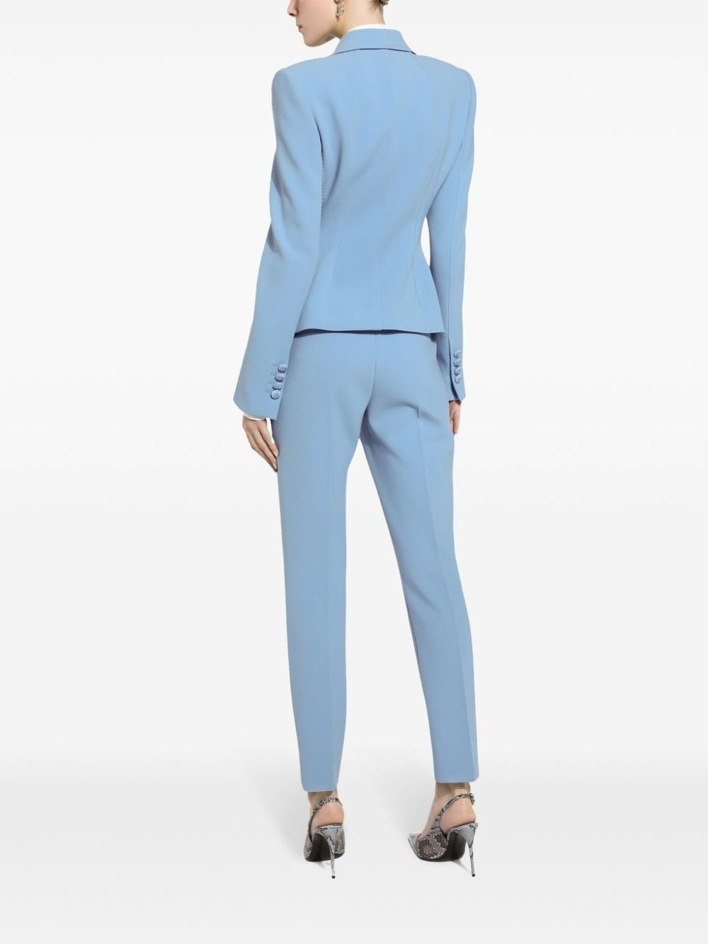 buttoned double breasted jacket - 4