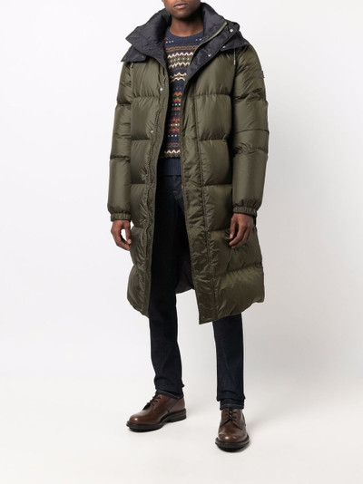 Yves Salomon hooded down coat outlook