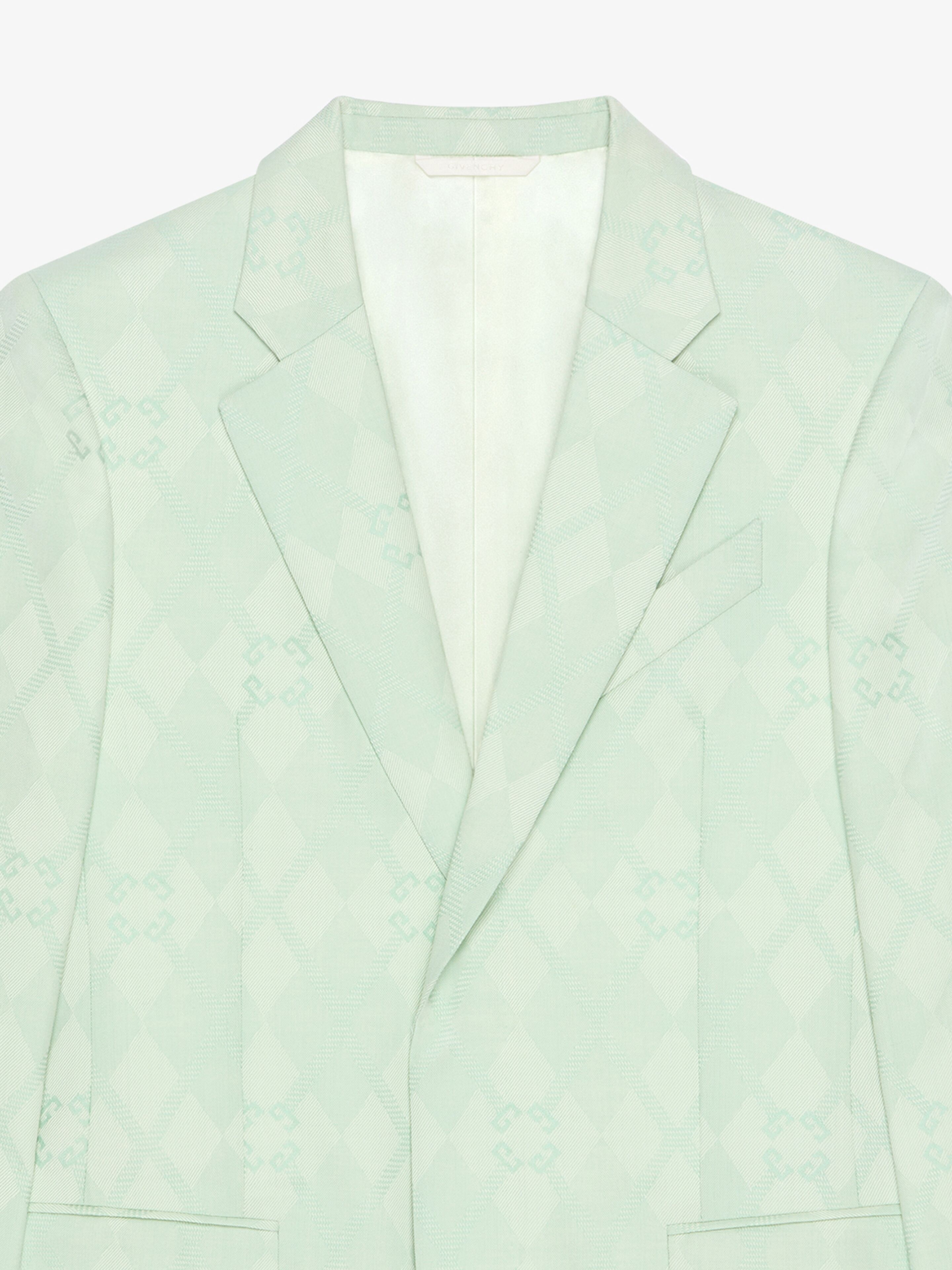 SLIM FIT JACKET IN MONOGRAM 72 JACQUARD - 3