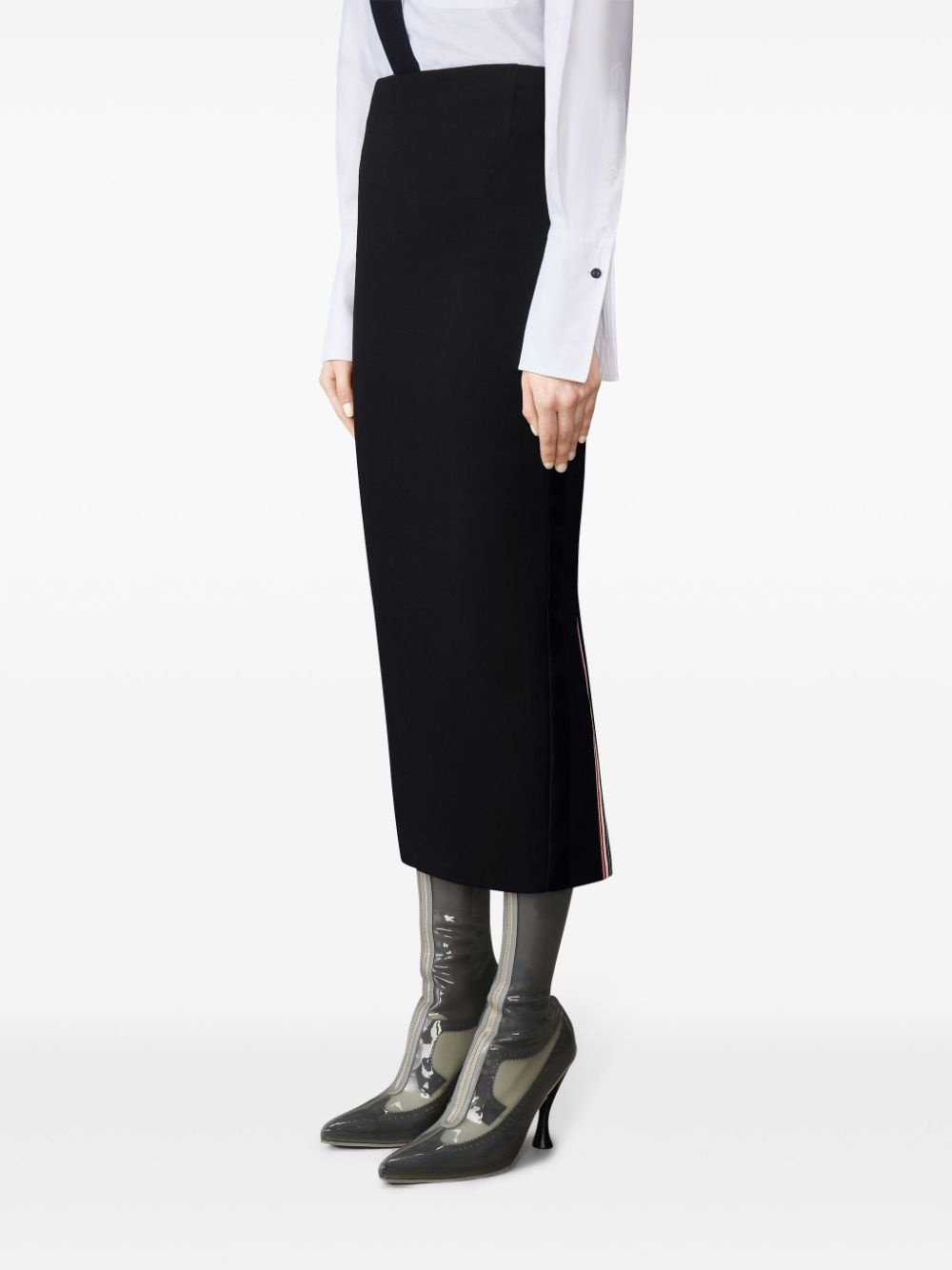 wool hobble skirt - 4