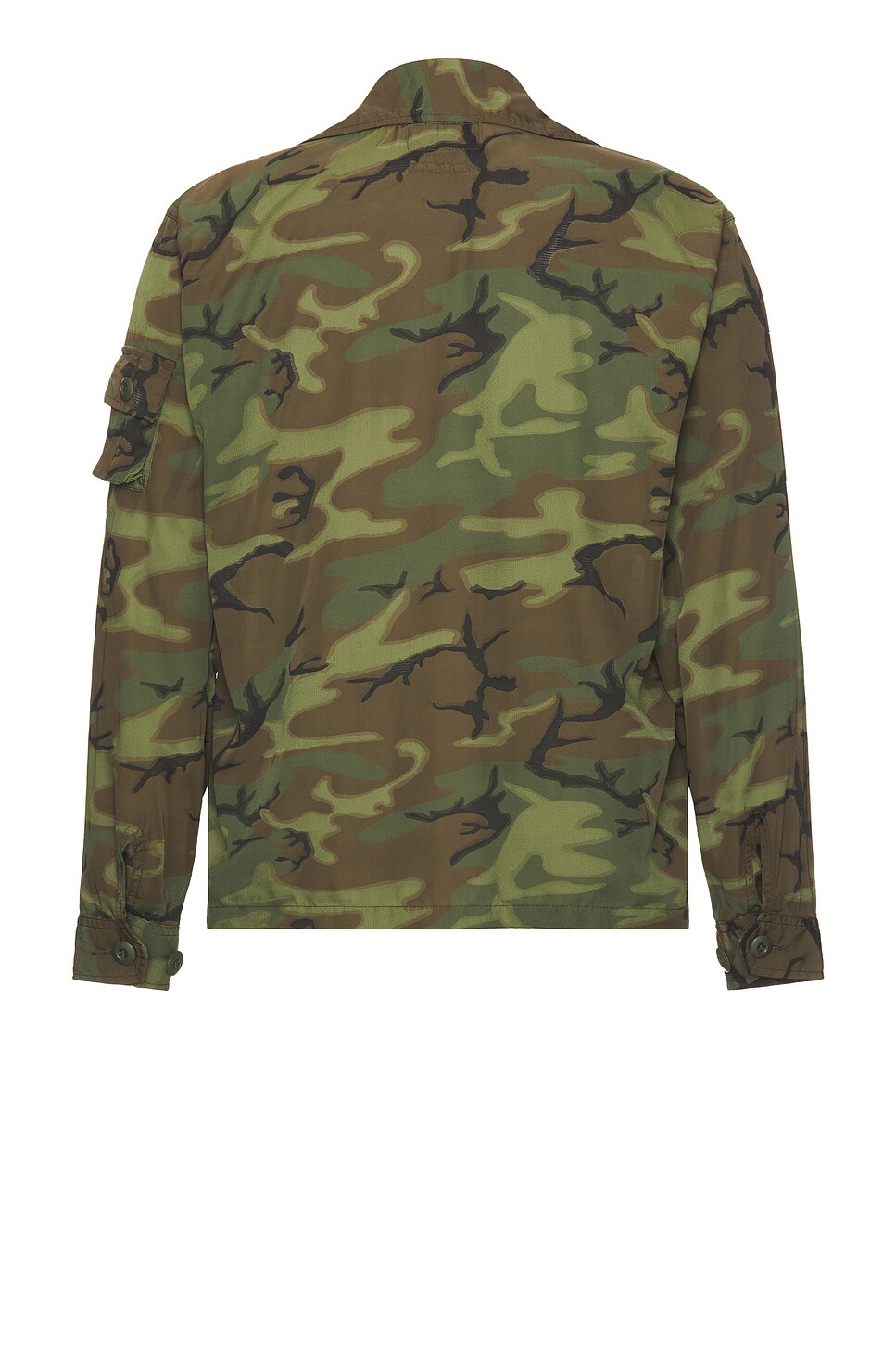 Mesh Camo Jacquard Mapping Print Shirt in Camo - 2