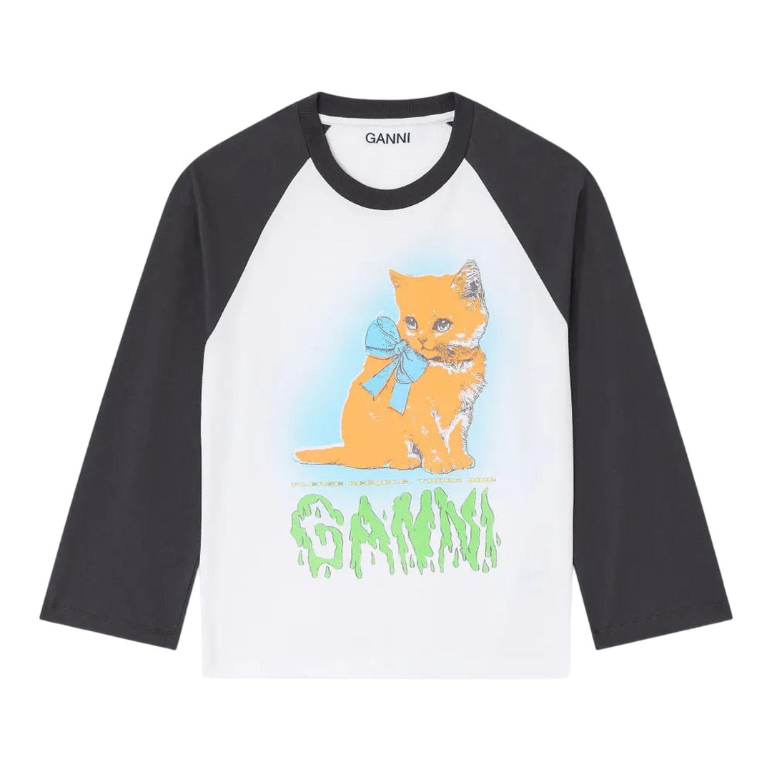 Basic Cotton Jersey Kitty Baby T-Shirt - 1