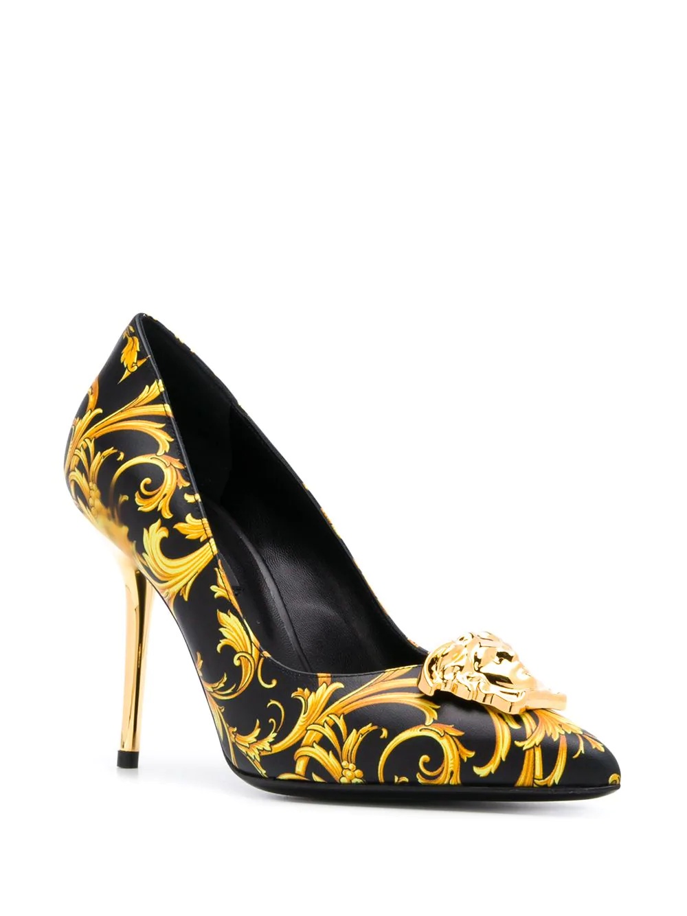 Baroque print Medusa pumps - 2