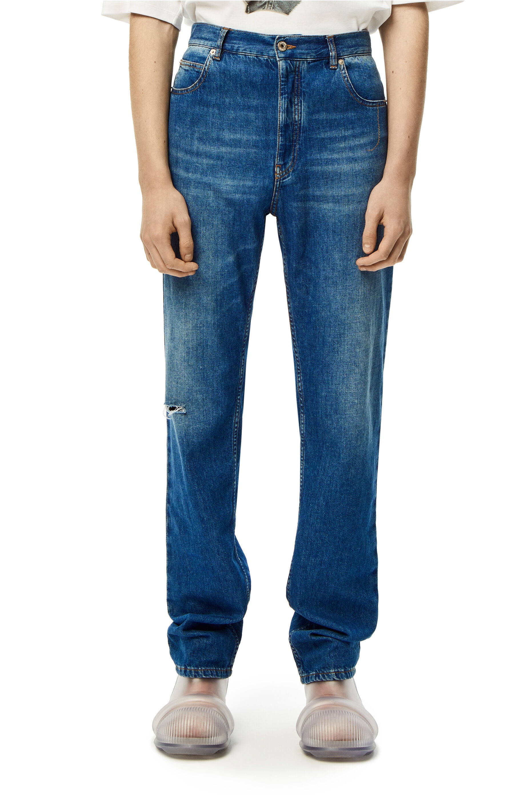 Jeans in washed denim - 3