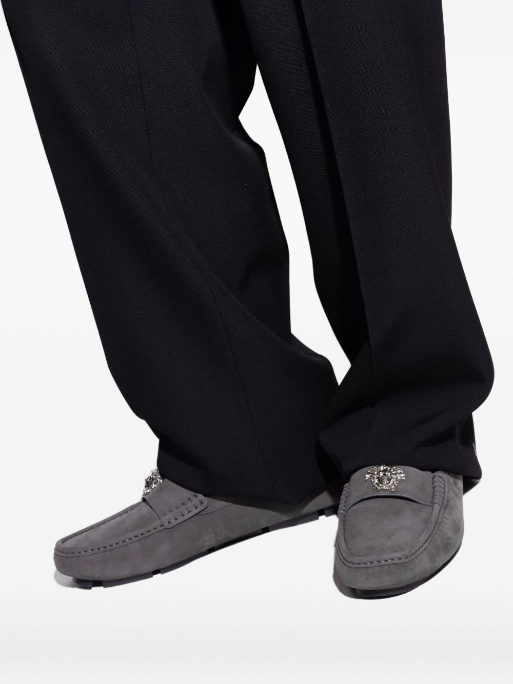 La Medusa-embellished loafers - 4