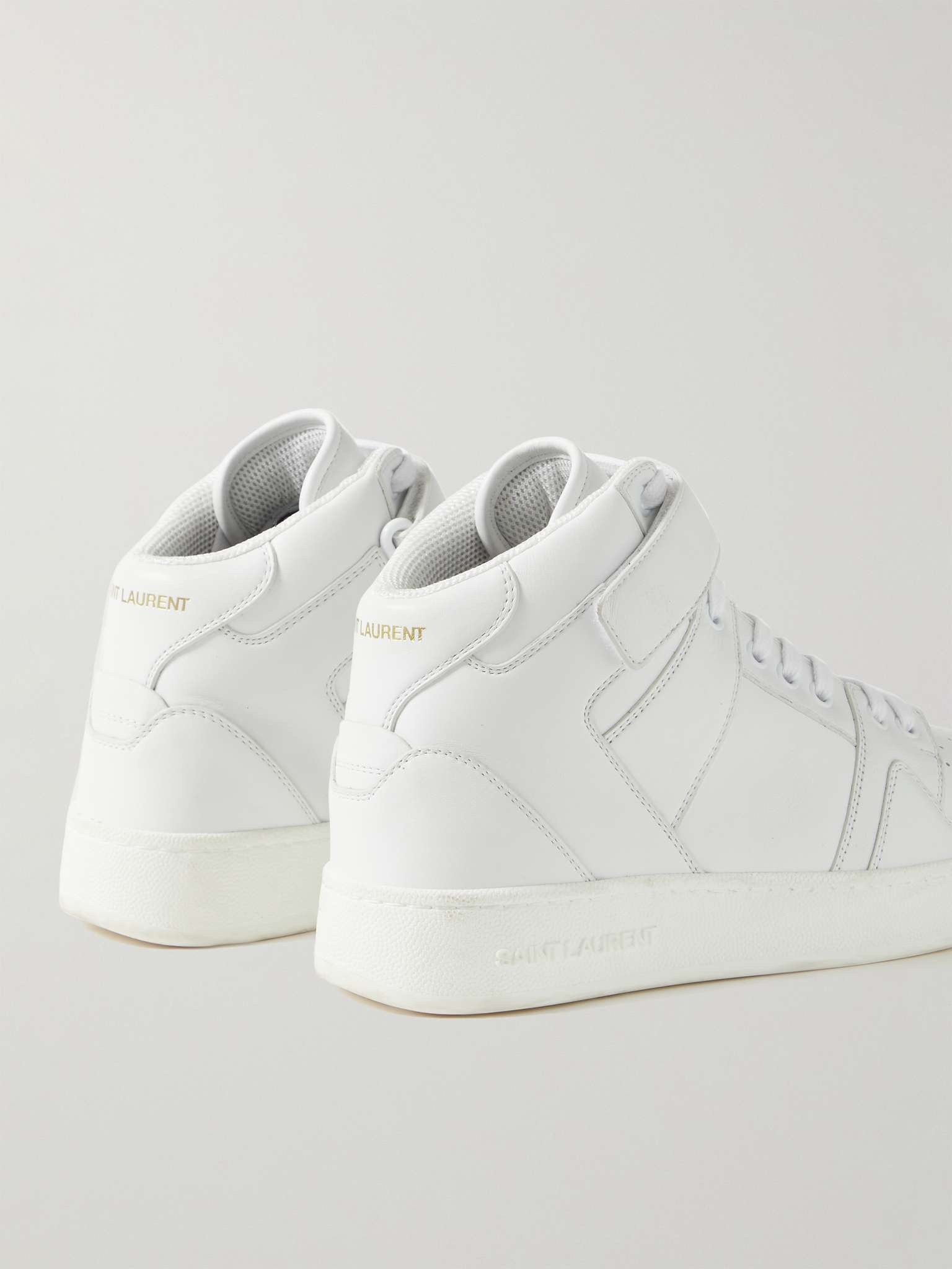 Greenwich Leather High-Top Sneakers - 4