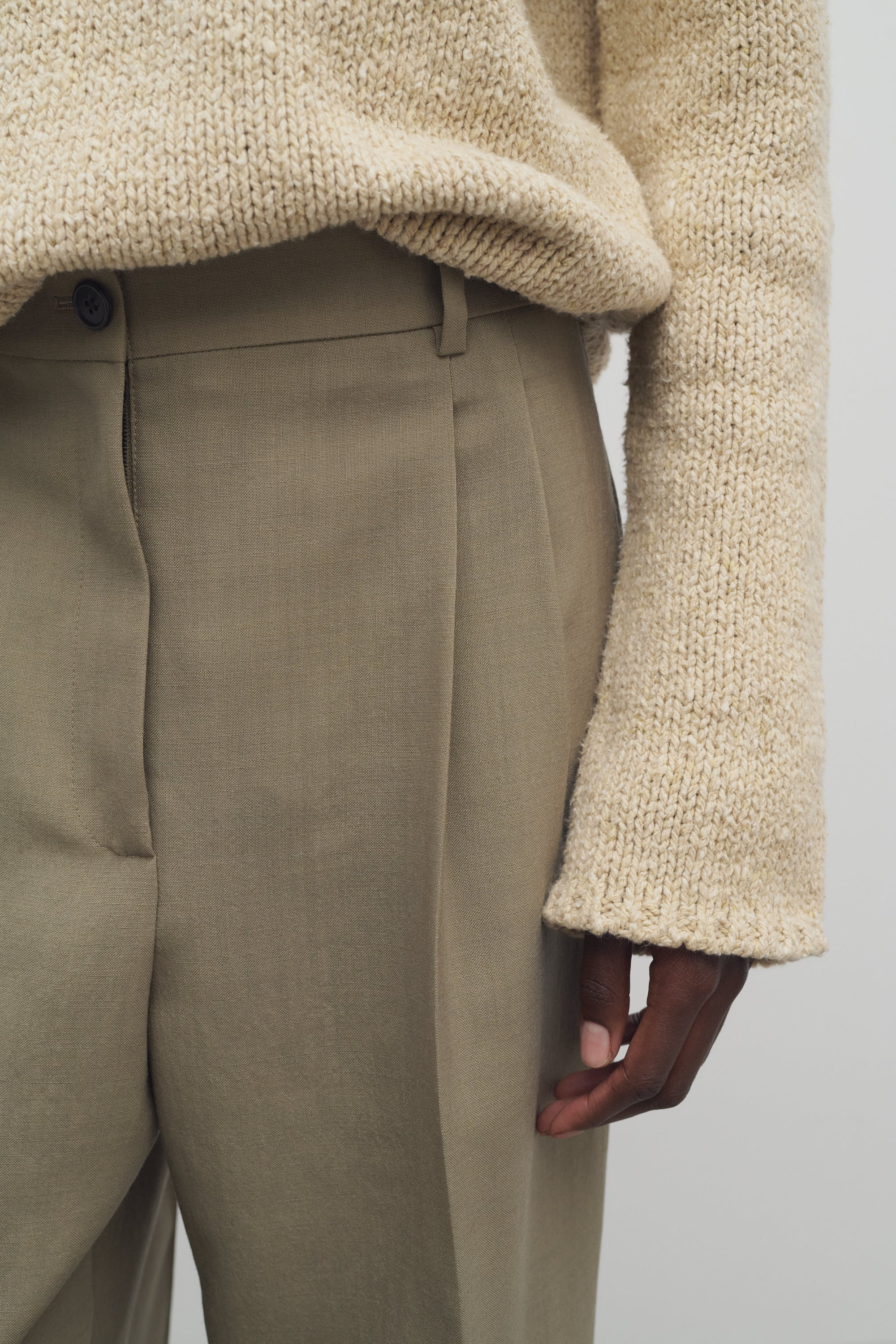 Bogat Pant in Wool and Mohair - 6