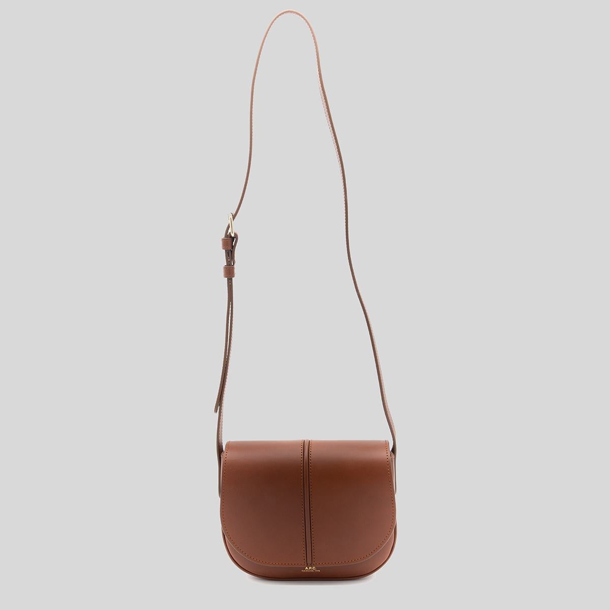 A.P.C. NOISETTE LEATHER BETTY BAG - 1