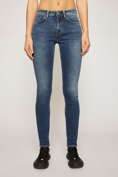 Acne Studios Mid-rise skinny jeans mid blue outlook