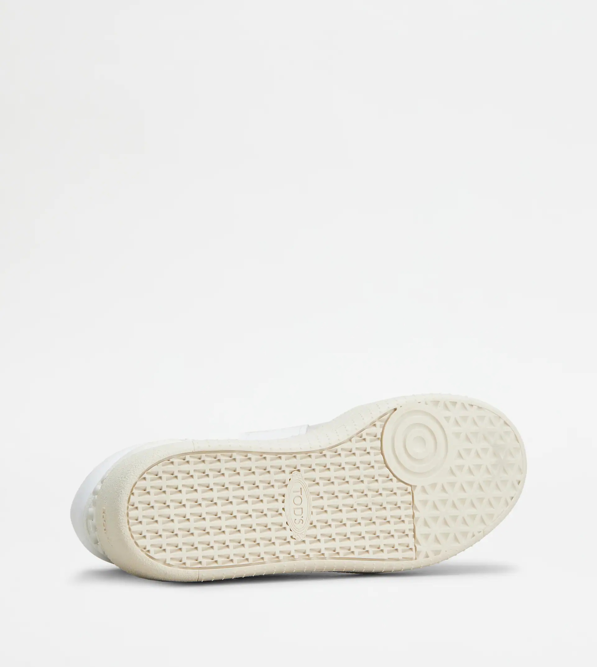 HIGH-TOP PLATFORM SNEAKERS IN LEATHER - OFF WHITE - 4