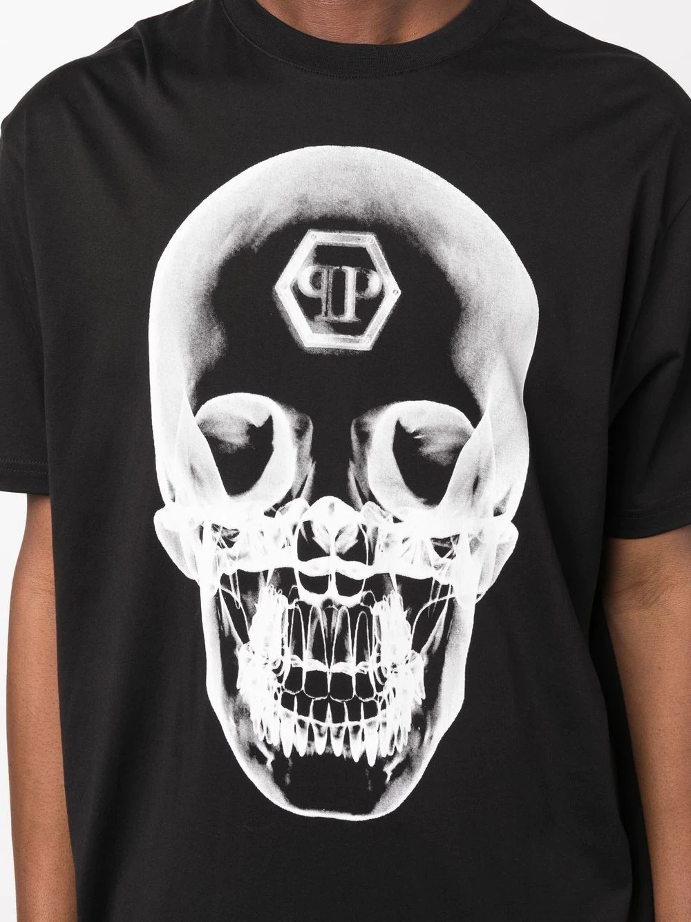 skull print T-shirt - 5