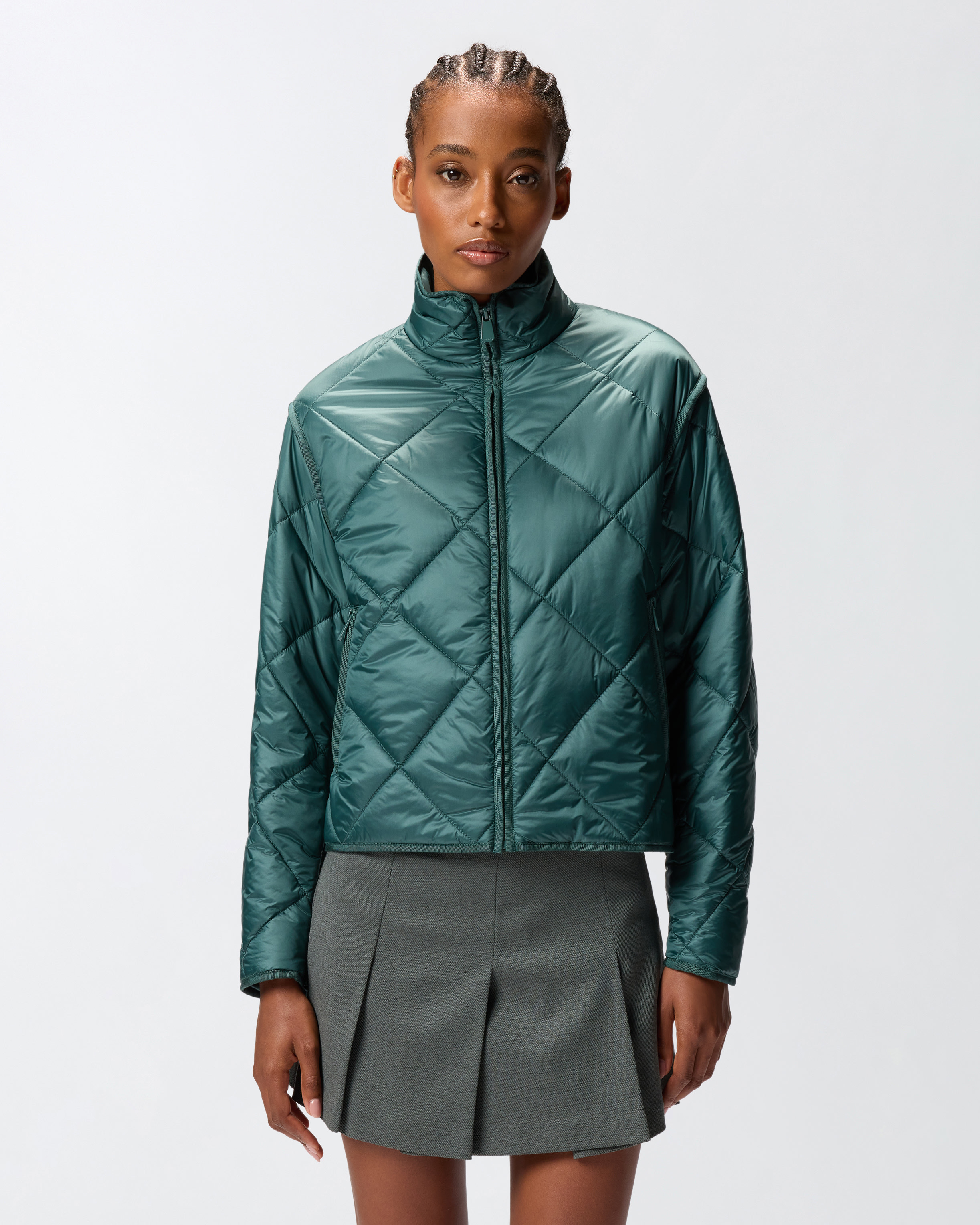 QUILTED TECHNICAL CANVAS JACKET - 3