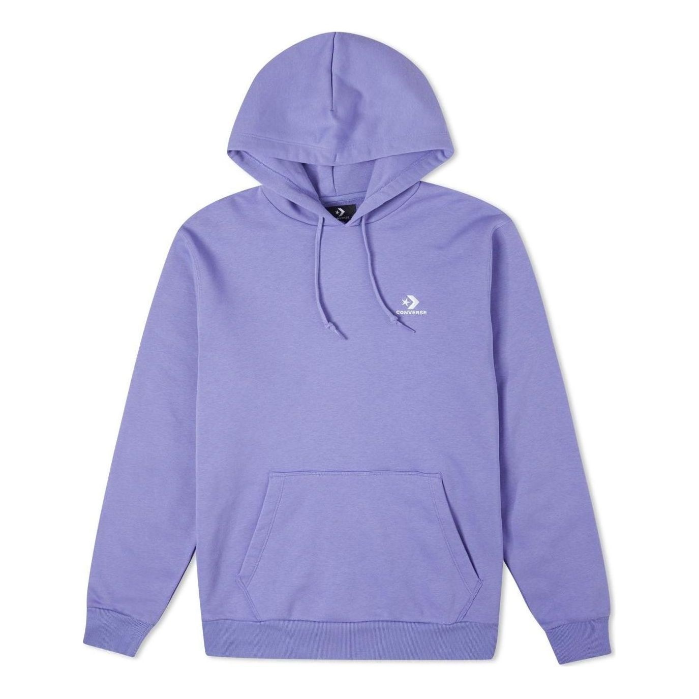 Converse Embroidered Star Chevron Pullover Hoodie 'Purple' 10019923-A29 - 1