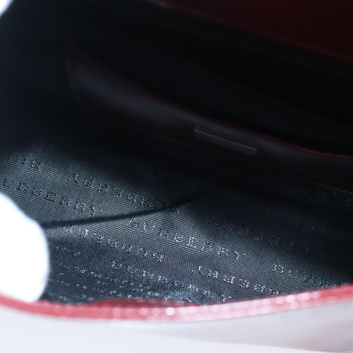 Burberry Shoulder Bag Leather Red - 12