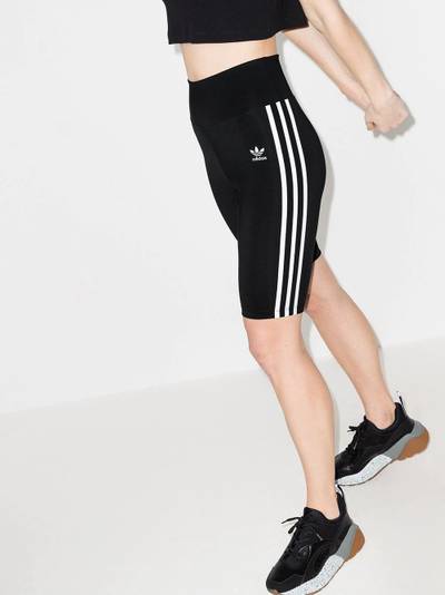 adidas three-stripe detail shorts outlook