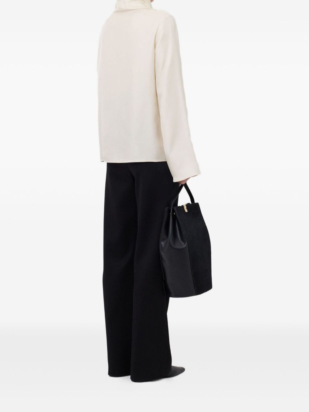 Cyna drawstring-neck top - 4