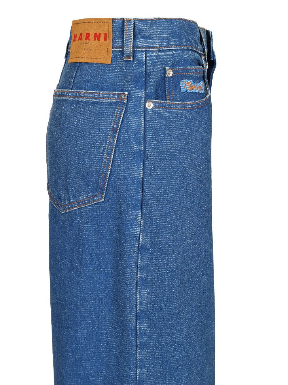 Wide-Leg Jeans Blue - 5