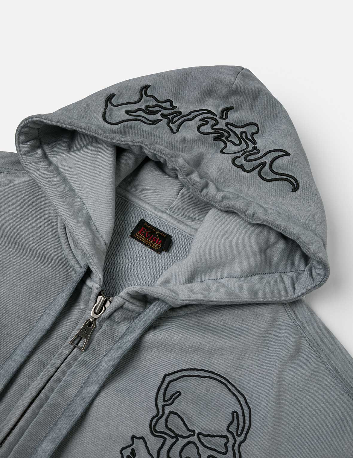 Tattoo Styles Embroidery Oversized Hoodie Jacket - 7
