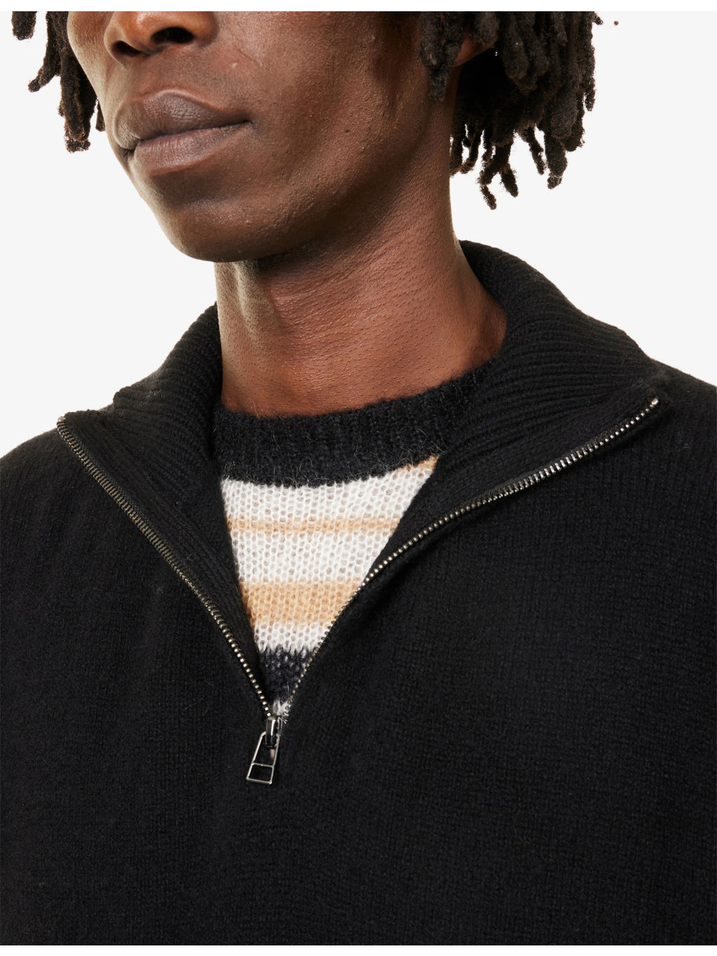 Relaxed-Fit High-Neck Cashmere Jumper - 5