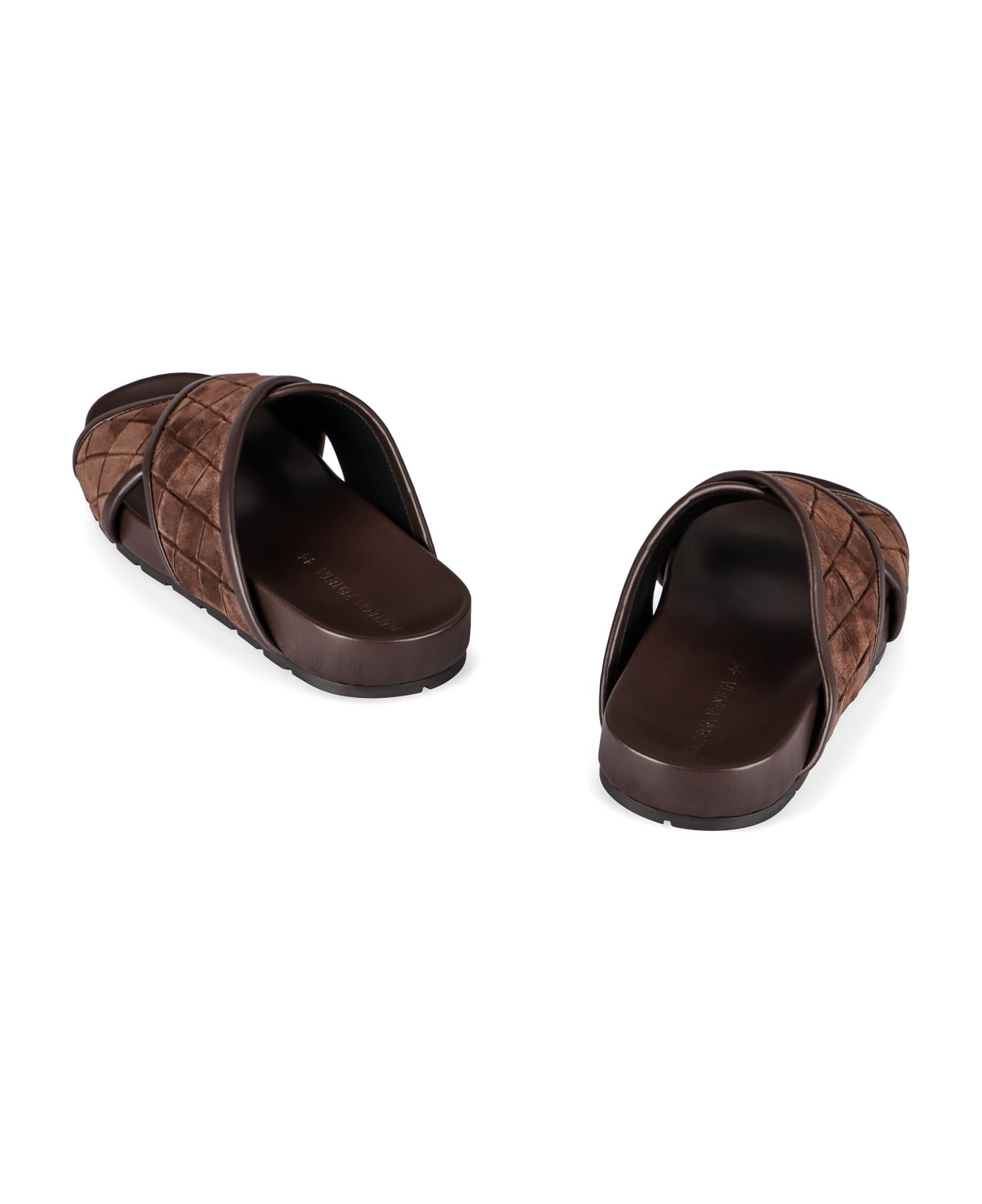 Tarik Leather And Rubber Slides - 4
