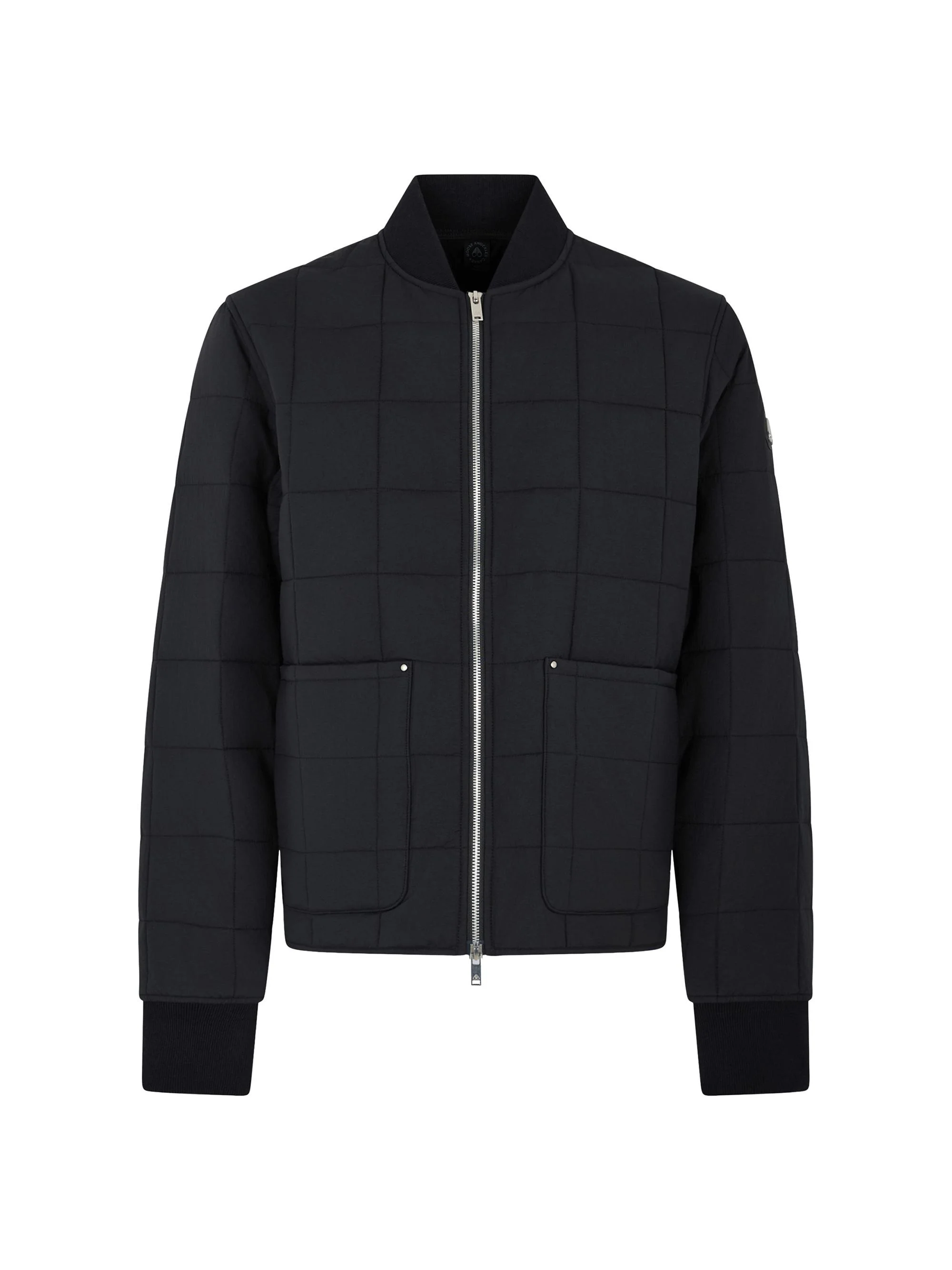Men's Shell Jackets Walker Liner Quilted Puffer Bomber Jacket - Black - 1