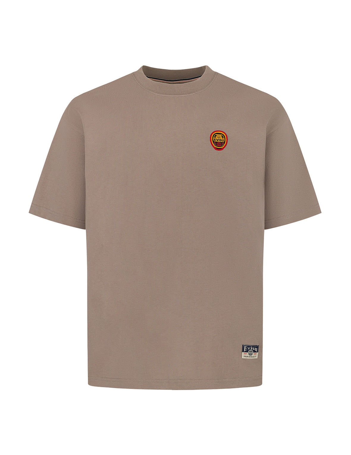 Daruma and Logo Embroidery Relax Fit T-shirt - 9