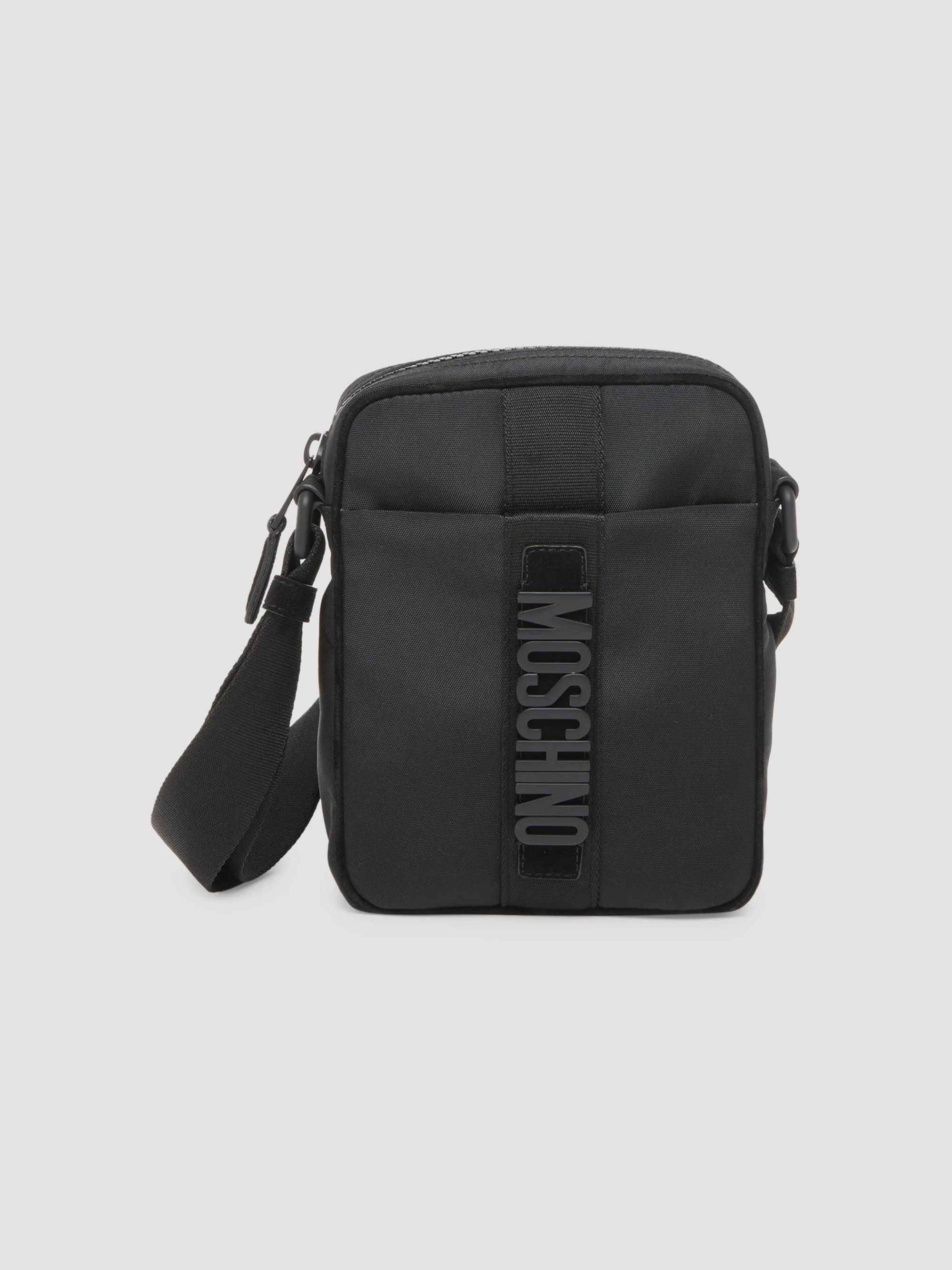 Men's Logo Shoulder Bag - Black - 1