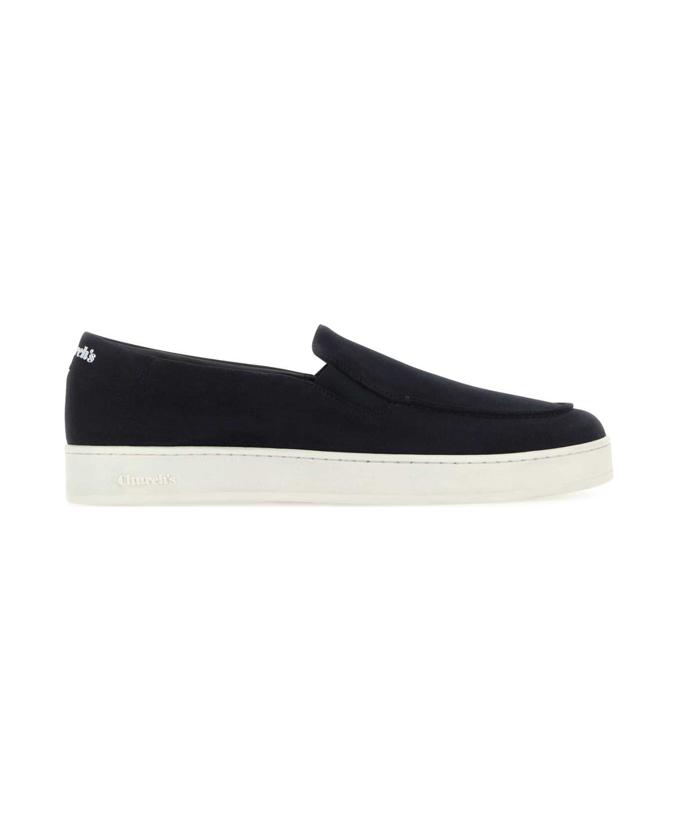Dark Blue Suede Longton 2 Slip-ons - 1
