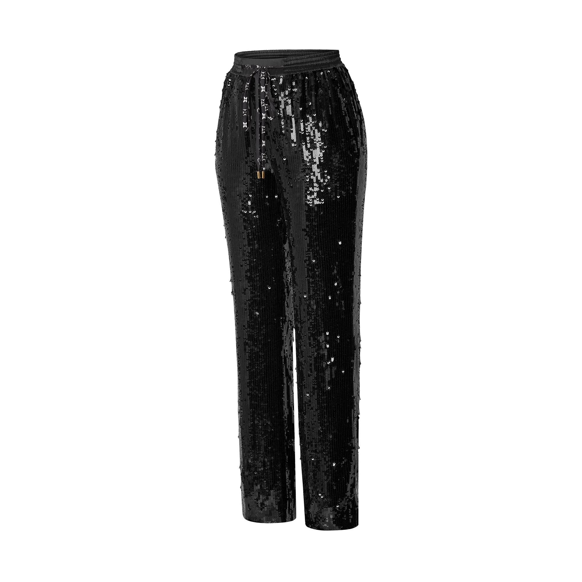 LV Night Sequin Pajama Pants - 2